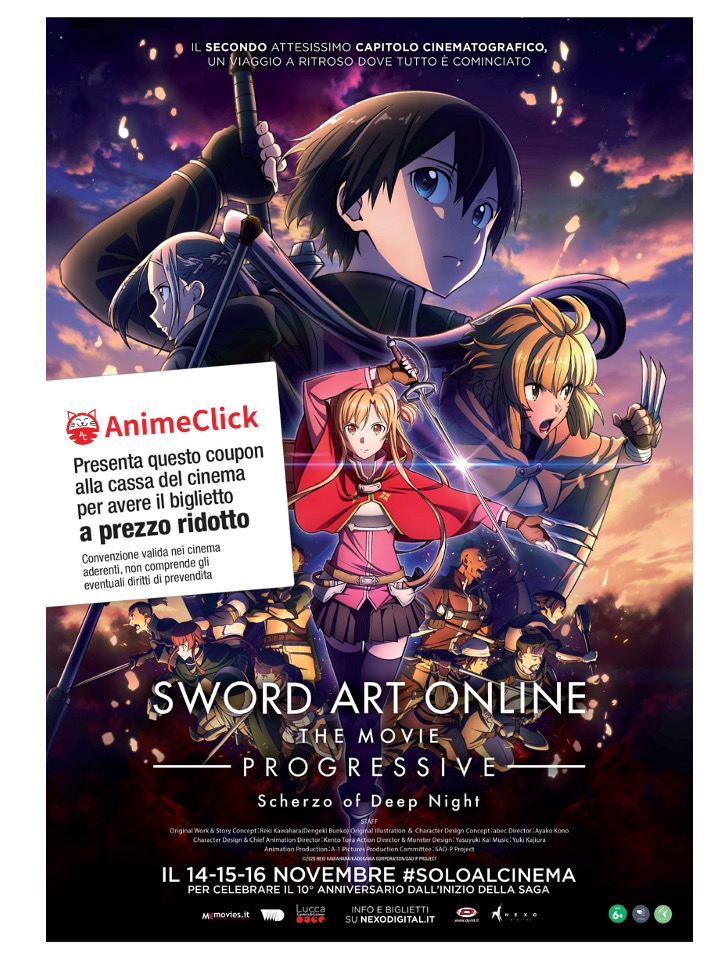 AnimeClick - Coupon Sword Art Online Progressive AnimeClick - Coupon Sword Art Online Progressive